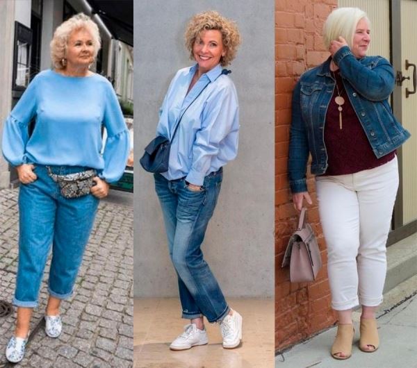Как одеваться в размере и возрасте 50+